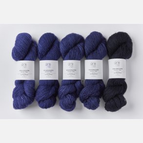 Plantefarvet, - Marinebl� Knudegarn,