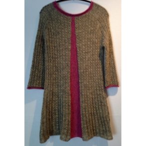 Kjole med kile og lommer