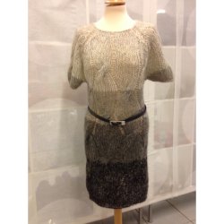 Kjole med store snoninger