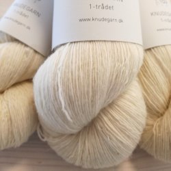 Naturfarvet - Rhvid Knudegarn