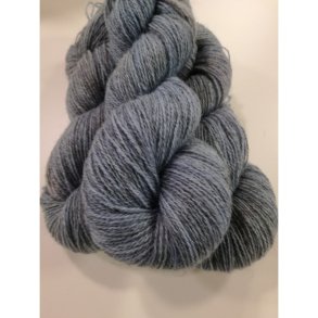 Plantefarvet, - Lys Jeansbl� Knudegarn,