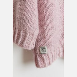 "Torsdag" Sweater i Naturfarvet Knudegarn