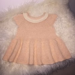 Tunika-kjole med silkemohair