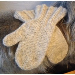 Vanter med Skrt i uld og Silkemohair