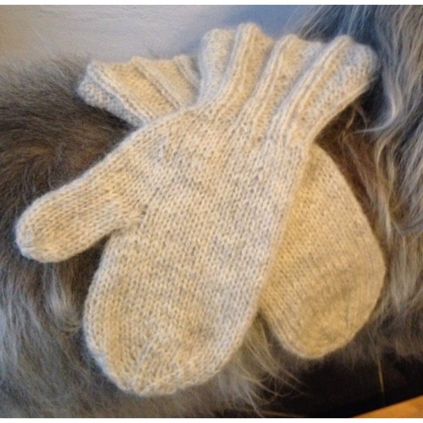 Vanter med Skrt i uld og Silkemohair